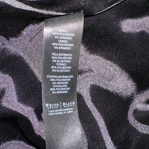 White House/Black Market Black Sleeveless Zippered Dress - Picture 7 of 10